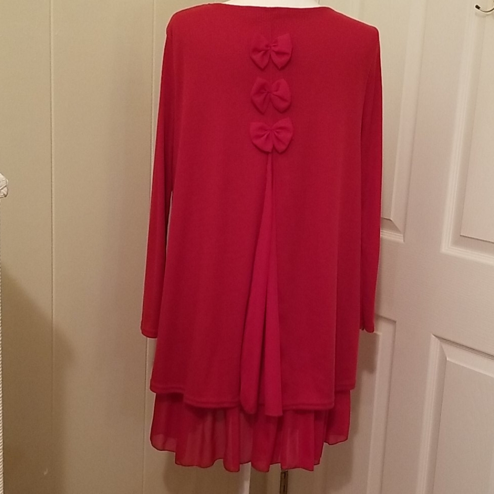 SOLD!!!Red Dress. Size Small. - Picture 2 of 5